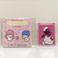 ミスド ハローキティ イヤホンジャック ＆ キキララ マグネットパズルのサムネイル