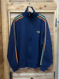 70s old adidas 西ドイツ デサント製 トラックジャケット L 70s 80s adidas デサント トラックジャケット ジャージ 西ドイツ