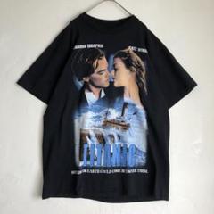 3450 タイタニック　シングルステッチ　ビッグプリント　半袖　Tシャツ