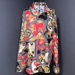 【新品未使用】男女兼用　メンズ　レディース　シャツ　ジャケット　バロック柄　②⑤