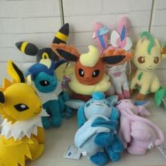 ポケモン ぬいぐるみセット イーブイ進化系 - メルカリ