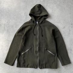 agnès b. アニエスベー　短丈裏起毛フルジップパーカー L相当　ブラック S179 PARKA パーカー ｜agnès b. HOMME（オム）｜アニエスベー
