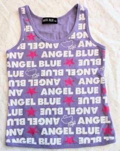 エンジェルブルーANGEL BLUEタンクトップ 紫色130平成レトロ
