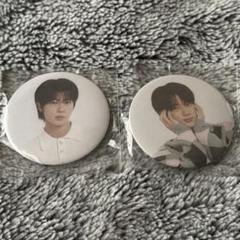 BTS ジン 缶バッジセット LOGO 韓国 コヤン RUNSEOKJIN 刺繍 BTS JIN RUNSEOKJIN 日本限定 カプセルトイ 缶バッジ ジン
