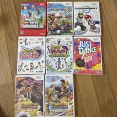 Wii ゲームソフト カセット スーパーマリオ ワンピース ジャストダンス