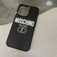 【新品】MOSCHINO モスキーノ スマイリー ロゴ iPhoneケース