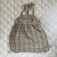 【未使用】イーストボーイ　ワンピース チェック　80 女の子
