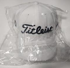 Titleist ホワイトキャップ 未使用　ストレッチ　紫外線カット
