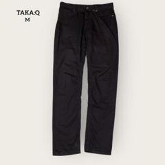 TAKA:Q ストレート シンプル スマート カジュアル コーデュロイパンツ