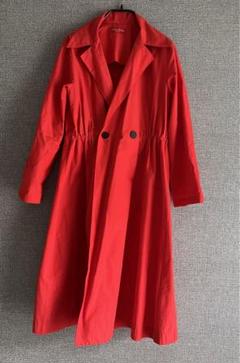 CORSO ROSSO コルソロッソ ノーカラー コットン コート