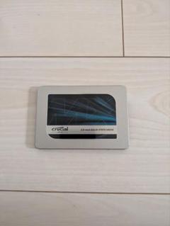 500GB　2.5インチSATA III SSD　MX500　crucial