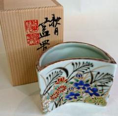 【茶道具】秋草絵 三日月蓋置 茶道具】秋草絵 三日月蓋置 - メルカリ
