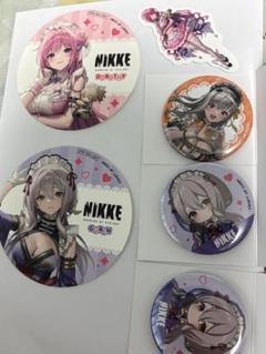NIKKE and GALLERYコラボカフェ コースター 缶バッジ