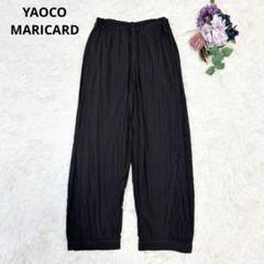 ヤッコマリカルド 総ピンタックパンツ タックパンツ シルク100