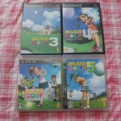 みんなのGOLF 3 4 5 6 PS2 PS3 みんなのゴルフ プレステ 4本