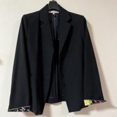 【極美品✴︎】Lサイズ レオナール テーラードジャケット 総柄 ブラック 中古・古着通販】LEONARD FASHION (レオナールファッション) 総