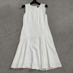 Theory セオリー　ホワイトワンピース theory Theory セオリー 24年 ホワイト Sleek Poplin PLT SK