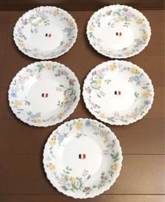 ✺アルコパル　J.G. DURAND 花柄皿 5枚セット✺のサムネイル