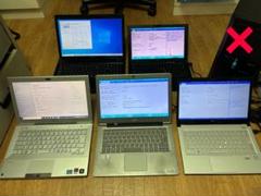 【ジャンク】Core i7 ノートPC 5台セット BIOS確認済み バラ売り可