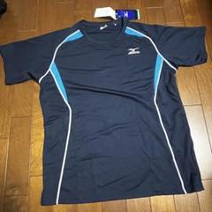 値下げ　新品　ミズノ トレーニングウェア Tシャツ ネイビー L 未使用のサムネイル
