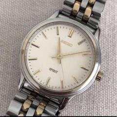 EU-9580□SEIKO セイコー メンズ腕時計 5E31-6A30 3針 薄型 丸型