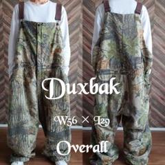 人気定番 USA製/Duxbak リアルツリーオーバーオール/古着/実寸W56L29 パンツ