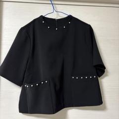 ツルバイマリコオイカワ　2024SS  完売　ブラウス　ブラック　今期　新品 Chartty | TSURU By MARIKO OIKAWA (Women)/ツル バイ