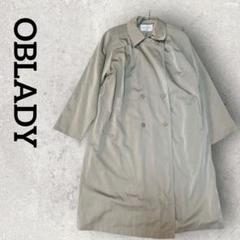 OBLADY トレンチコート スプリングコート(7) カーキ系 パワーショルダー