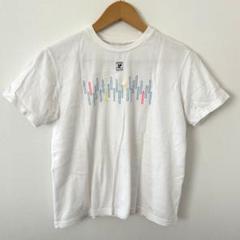 Courrèges sport futur レモンイエロー Tシャツ　半袖　ロゴ Courrèges sport futur レモンイエロー Tシャツ 半袖 ロゴ
