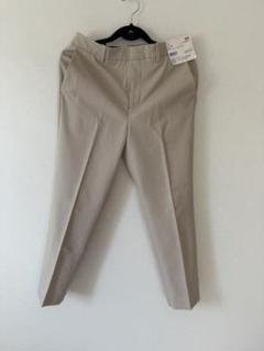 UNIQLOイージーケアストレッチ クロップドパンツベージュウエスト61cm