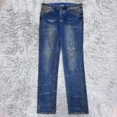 美品 ksubi スビ ダメージ加工デニムパンツ ストレッチ W32のサムネイル