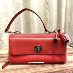 ✨未使用✨希少✨COACH オールドコーチ 長財布 本革 オレンジ