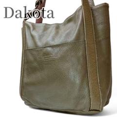 【美品】ダコタ Dakota ラポール トートバッグ 肩掛け オリーブグリーンのサムネイル