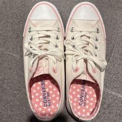 CONVERSE NEXSTAR 白×はピンク
