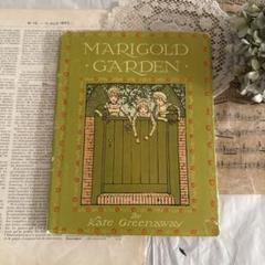 愛らしい挿絵のビンテージ絵本ケイトグリーナウェイ洋書　古書ジャンクジャーナル素材