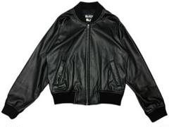 BLACK COMME des GARCONS フェイクレザージャケット M Black Comme Des Garçons アニマルフリーレザー ジャケット