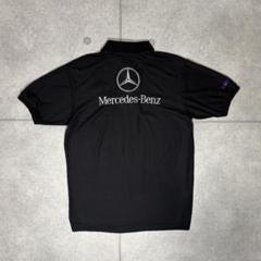 Mercedes-Benz　半袖　ポロシャツ　Mobil 1　刺繍　襟ロゴ　企業