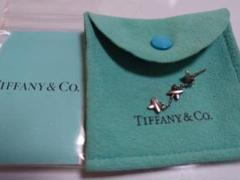2562-2 保存箱・袋付き✨Tiffany ビーンピアススモール