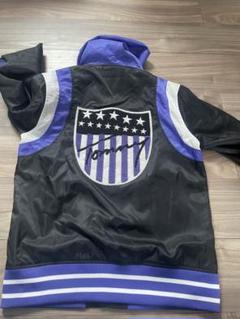 ⭐️極美品⭐️トミー TOMMY ジャケット ブルゾン ナイロン フード M 黒 紫