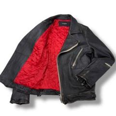 【日本製】 美品】 ナノユニバース ヴィンテージ ライダースジャケット 466 ジャケット・アウター
