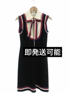 GUCCI グッチ ワンピース シルヴィ トリコロール ワンピース 38