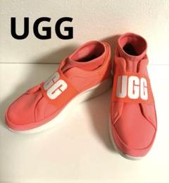 極美品UGG アグ ニュートラ ロゴスニーカー スリッポン 厚底23.5cm