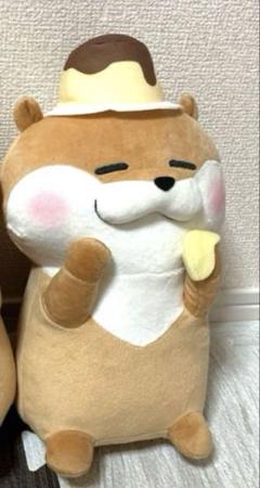 可愛い嘘のカワウソ プリンちゃん大好きBIGぬいぐるみ　新品タグ付
