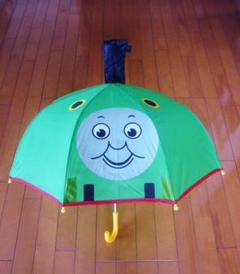 子供用耳付き傘・きかんしゃトーマス(パーシー)雨の日が楽しい・新品