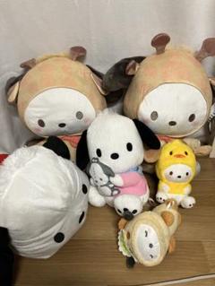 POCHACCO サンリオ ぬいぐるみ まとめ売り 6点セットBigぬいぐるみ