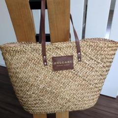 BVLGARI RESORT BALI かごバッグ 希少品】BVLGARI かごバック ホテル&リゾート ドバイ限定品
