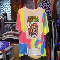 マリオ　オフィシャル　Tシャツ　リメイク　オーバーサイズ