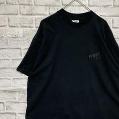 USA製90sヴィンテージTシャツ！シングルステッチ　ブラック半袖古着XL24