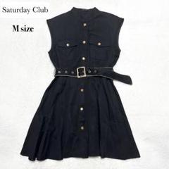 【Saturday Club】リボンフロント半袖ワンピース SaturdayClub】リボンフロント 半袖 ワンピース 国内発送