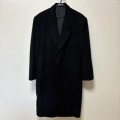 美品】英國屋 絹 100％メンズロングコート